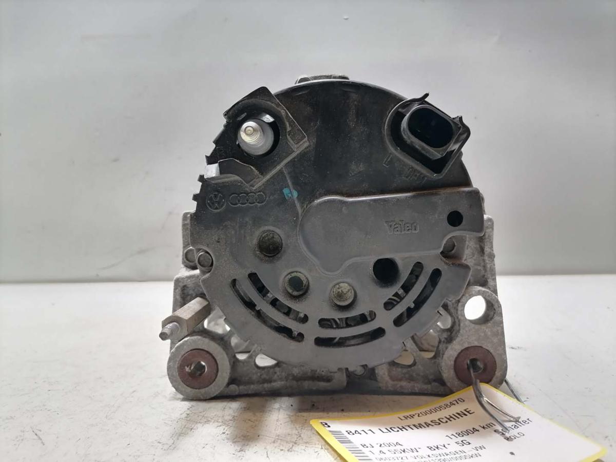 VW Polo 9N1 original Lichtmaschine Generator 1,4 55KW Bj.2004